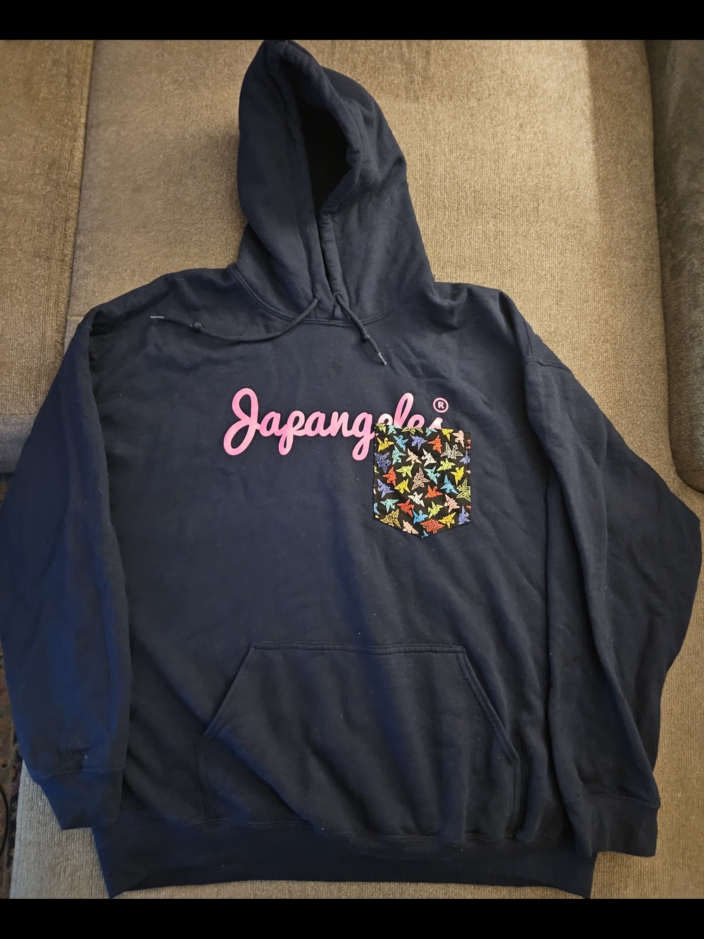 JAPANGELES LA Pullover Hoodie Adult XL Little Tokyo Los Angeles Sweatshirt RARE!